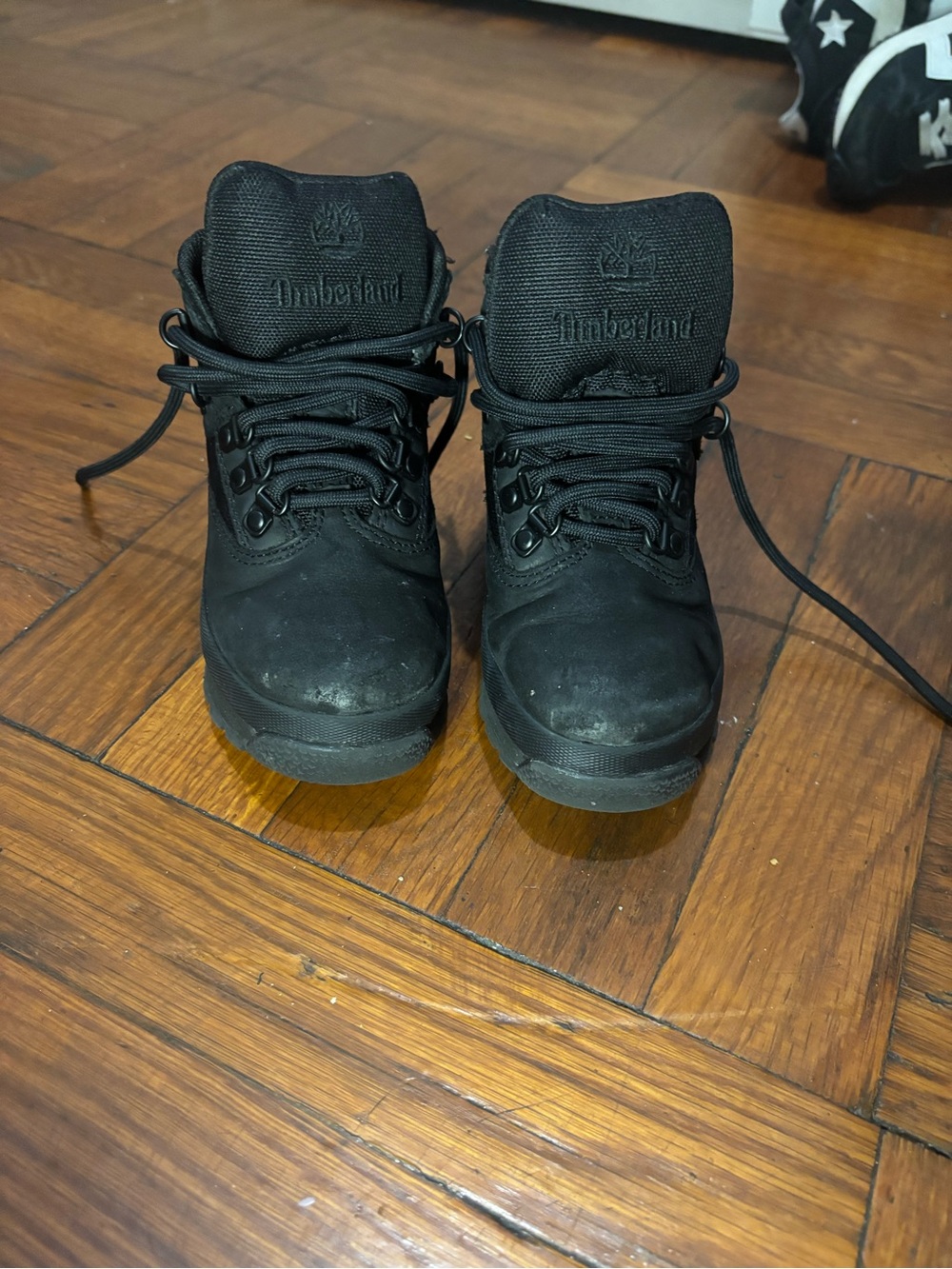 Timberland Men's All-Black Lace-Up Work Boots